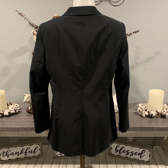 Banana Republic Sleek Black Long Blazer - Picture 5 of 8